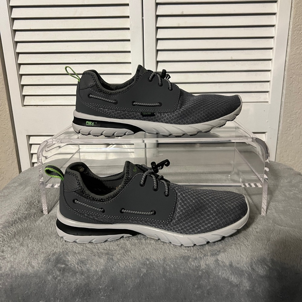 Sperry Shock Light Boat Shoes Men's 10 M Gray Performance Deck Shoe STS41058 ASV
